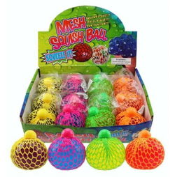 Image of Large Neon Mesh Ball with Beadballs