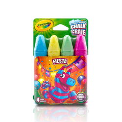 Image of Crayola Washable Sidewalk Chalk, 4 Count – assorted