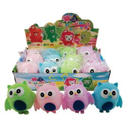 Image of Pastel Puffer Owl w/Light- Assorted Colours