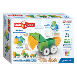 Image of Geomag Magicube 4 Shapes Recycled Wheels 13 pcs