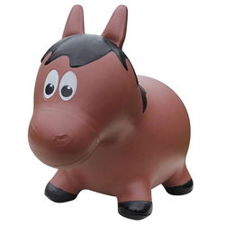 Image of Farm Hoppers Jumping Horse – Brown – Bouncer