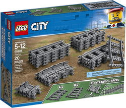 Image of Lego City Train Tracks and Curves 60205