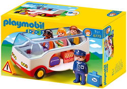Image of Playmobil 1.2.3 – Airport Shuttle Bus