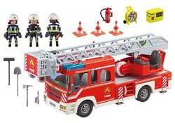 Image of Playmobil City Action – Fire Ladder Unit (Truck)