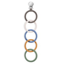 Image of Silicone Beads Medium Ring w/ Teether Assorted
