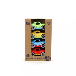 Image of Stack & Link Racers – 4Pk – Green Toys