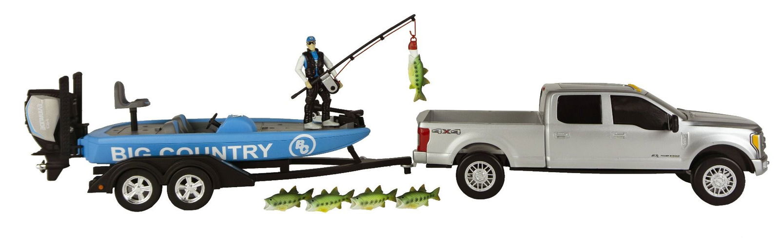 Image of Ford F250 Truck & Bass Fishing Boat Combo – On BO No ETA
