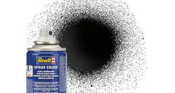 Image of Revell Spray Paint Black Gloss 100ml