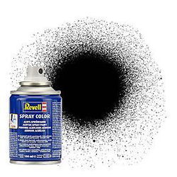 Image of Revell Spray Paint Black Silk 100ml