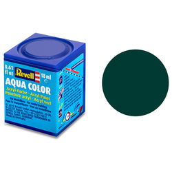 Image of Revell Paint Aqua Color, Black Green, Matt 18ml, RAL