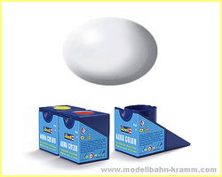 Image of Revell Paint Aqua Color, White, Silk, 18ml, RAL
