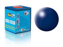 Image of Revell Paint Aqua Color, Dark Blue, Silk, 18ml, RAL