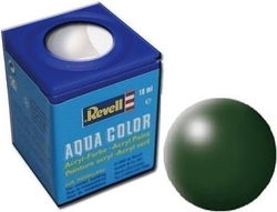 Image of Revell Paint Aqua Color, Dark Green, Silk, 18ml, RAL