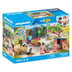 Image of Playmobil My Life – Little Chicken Farm In The Tiny House Garden