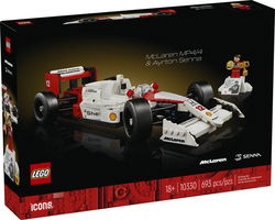 Image of Lego Icons McLaren MP4/4 & Ayrton Senna V39 – 10330