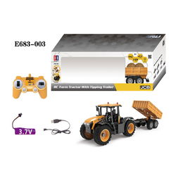 Image of Double E JCB Remote Control Farm Tractor
