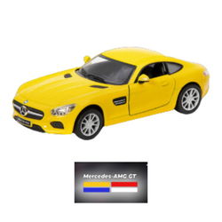 Image of 1:43 White Mercedes AMG Luxury Car
