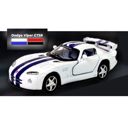 Image of 1:43 Black Dodge Viper Racing Car