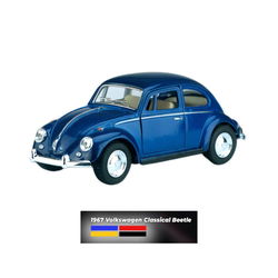 Image of 1:43 Yellow 1967 Volkswagen Classical Beetle
