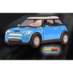 Image of 1:43 Yelow Mini Cooper 5 City Car