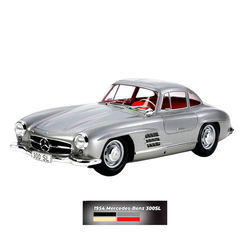 Image of 1:43 1954 Mercedes-Benz 300SL Luxury Car – Cream