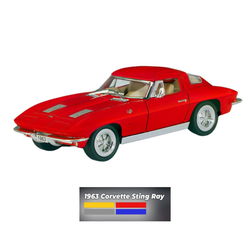 Image of 1:43 Grey 1963 Corvette Sting Ray City Car