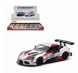 Image of 1:36 White Toyota GR Supra Racing – Sports Car