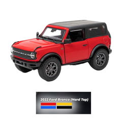 Image of 1:34 Blue 2022 Ford Bronco (Hard Top) – Off-Road