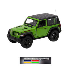 Image of 1:34 Green 2018 Jeep Wrangler (Hard Top) – Off-Road