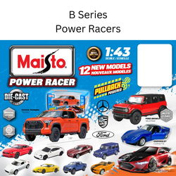 Image of 1:43 Die-Cast Maisto Power Racers 5′ Series B (Assorted)