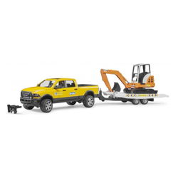 Image of Ram Rental Service w/ Trailer & Mini Excavator