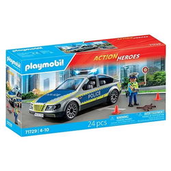 Image of Playmobil Police Patrol Car 24 pc