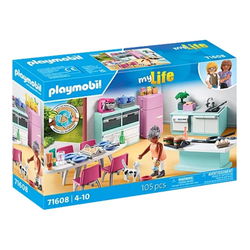 Image of Playmobil Kitchen with Dining Place 105 pc