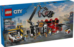 Image of Lego City Scrapyard with Cars