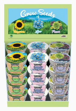 Image of Grow Seeds Tin Pail Assorted