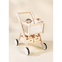 Image of Wooden Shopping Cart – Foam