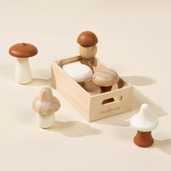 Image of Wooden Mushrooms Playset