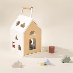 Image of Wooden Shapes Sorting House