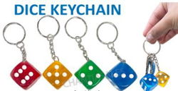 Image of Dice Keychain