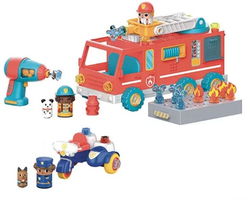 Image of Hometown Heroes Firetruck Toy Set