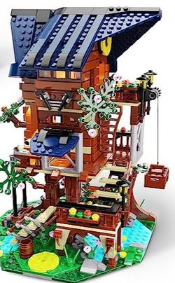 Image of CaDA The Four Seasons Tree House 1155 Pcs