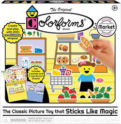Image of Colorforms – Market Picture Playset