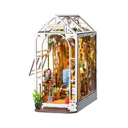 Image of Robotime Garden Flower House Book Nook & Wonderland