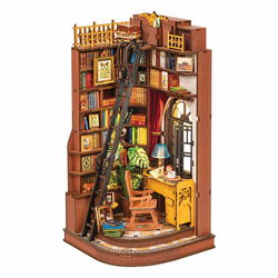 Image of Robotime Silent Corner Study Book End