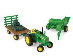 Image of 1:32 3-Piece Haying Set with 12 Bales