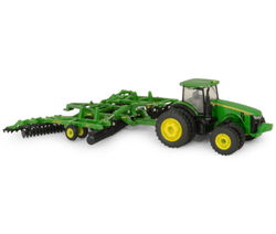 Image of John Deere 8320R Tractor and 637 Disc Set