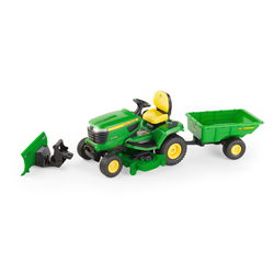 Image of 1:16 Big Farm John Deere X758 Lawn Mower With Accessories