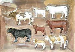 Image of 8 Piece Cow Set
