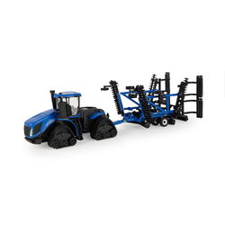 Image of 1:64 New Holland SmartTrax T9.700 Tractor w/ Disk