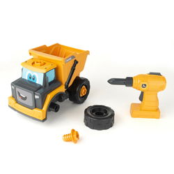 Image of Build A Buddy JD Yellow Dump Truck